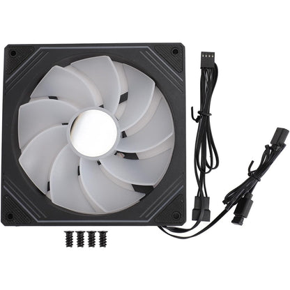GOWENIC ARGB 140mm Reversed Black Fan with Quiet LED Cooling