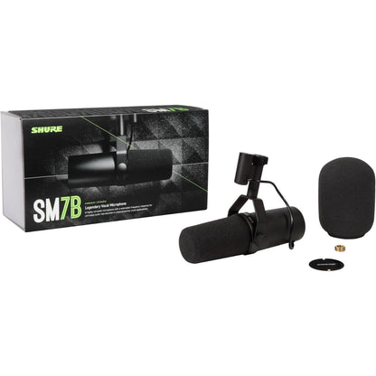 Shure SM7B Cardioid Dynamic Microphone for Podcasting and Recording