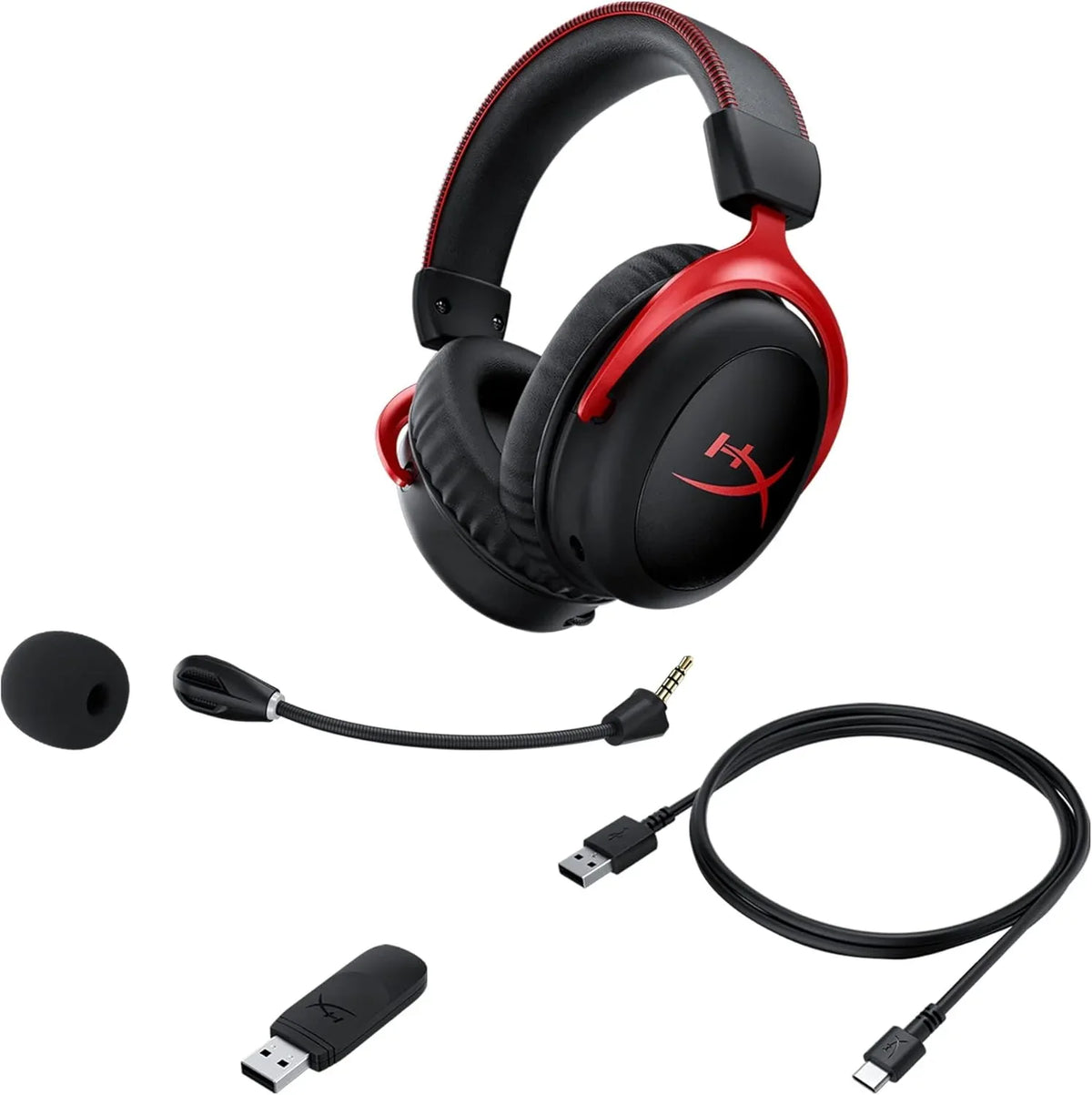 HyperX Cloud II Wireless Gaming Headset – 7.1 Surround, 30‑Hour Battery - Gomix Brands Outlet