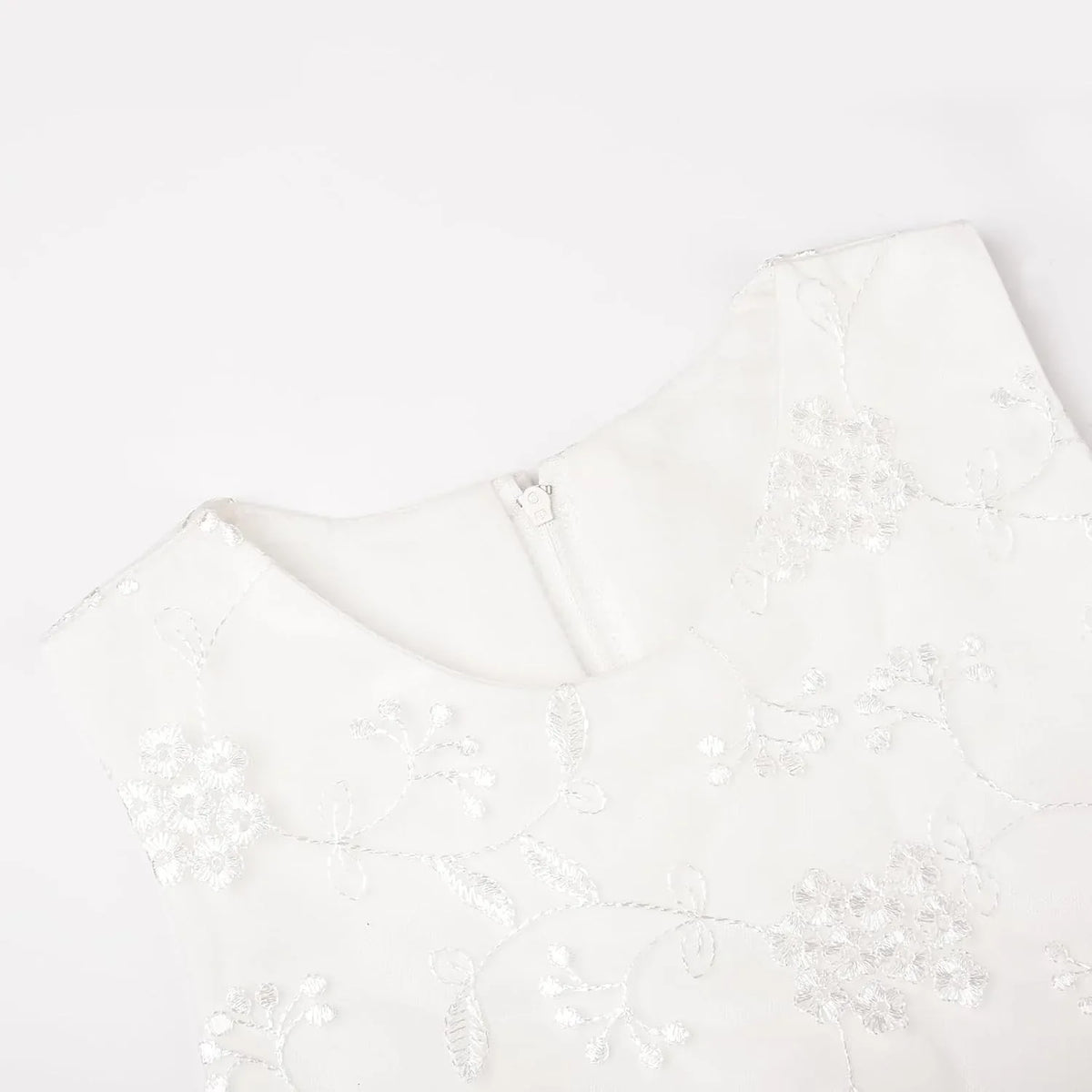 Elegant Embroidered Sleeveless Lace Ball Gown for Girls' Special Occasions 11-12 years - Gomix Brands Outlet