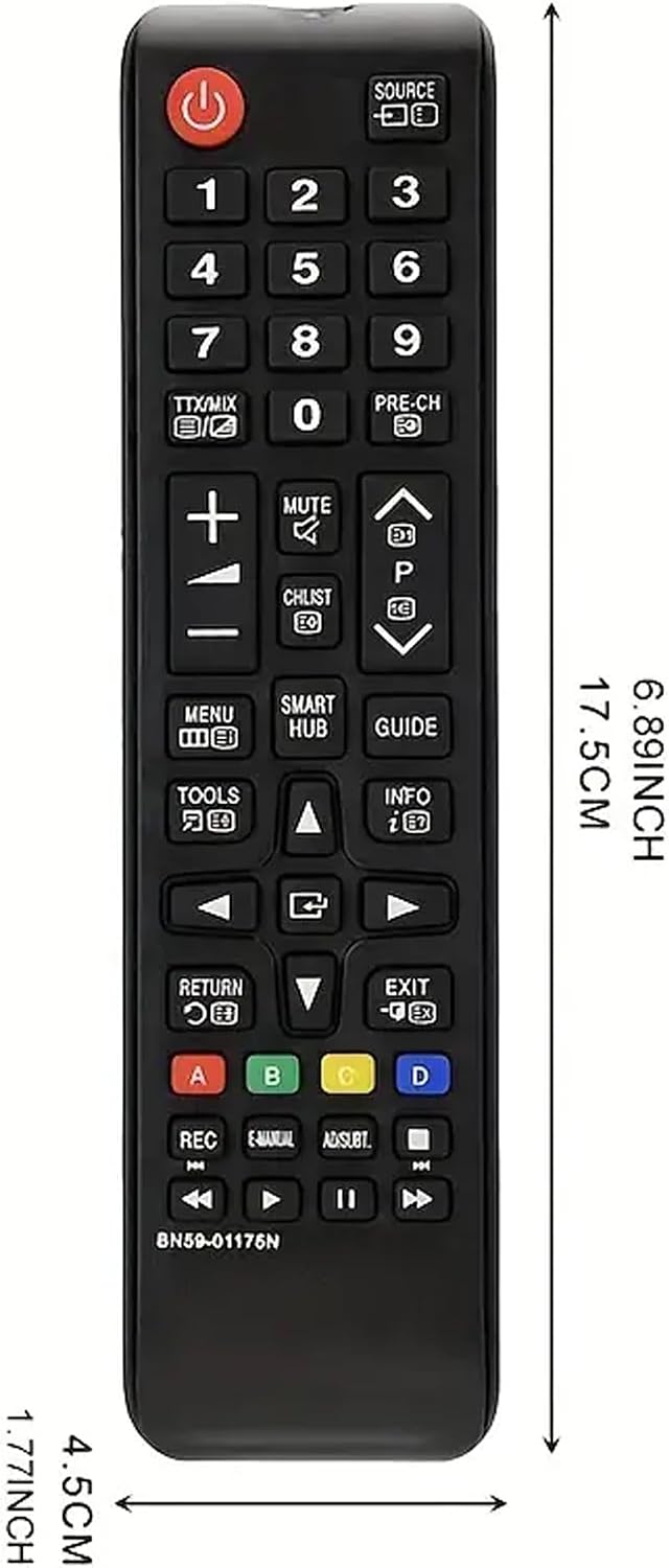 BN59-01175N Universal Remote Control for Smart LCD LED TV Black