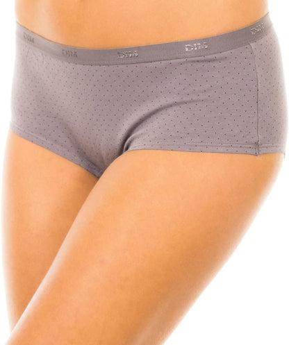 DIM Women's Cotton-Spandex Boxer Shorts Pack of 3 Comfortable Underwear