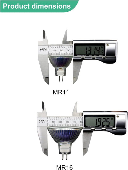 Simusi GU4 MR11 12V 20W Halogen Spot Light – 12 Pack Warm White