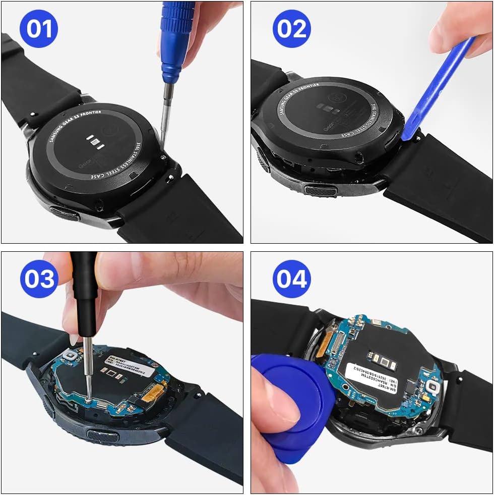 TQTHL Samsung Gear S3 Replacement Battery 430mAh with Screwdriver Kit