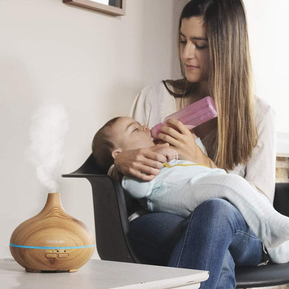 Cecotec Pure Aroma Ultrasonic Humidifier 150ml with 7 LED Colors