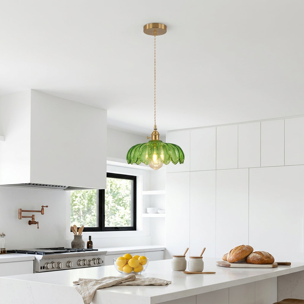 Theopractick Industrial Glass Pendant Ceiling Light E27