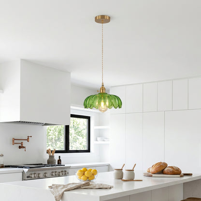 Theopractick Industrial Glass Pendant Ceiling Light E27