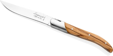 Luxury Olive Wood Laguiole Steak Knife Set – 6 Piece Cutlery