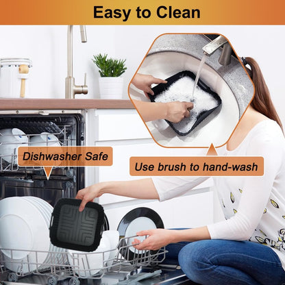 BYKITCHEN Airfryer Silicone Mould 4.7L Black
