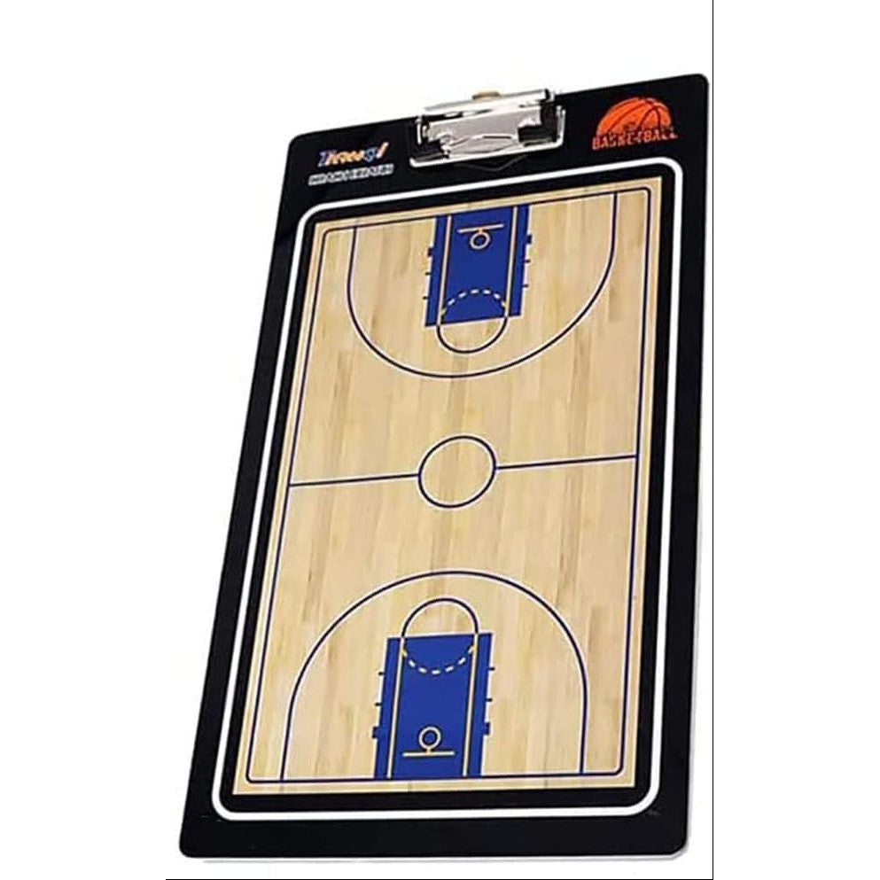 Portable Basketball Dry Erase Coaching Board with 2‑in‑1 Marker