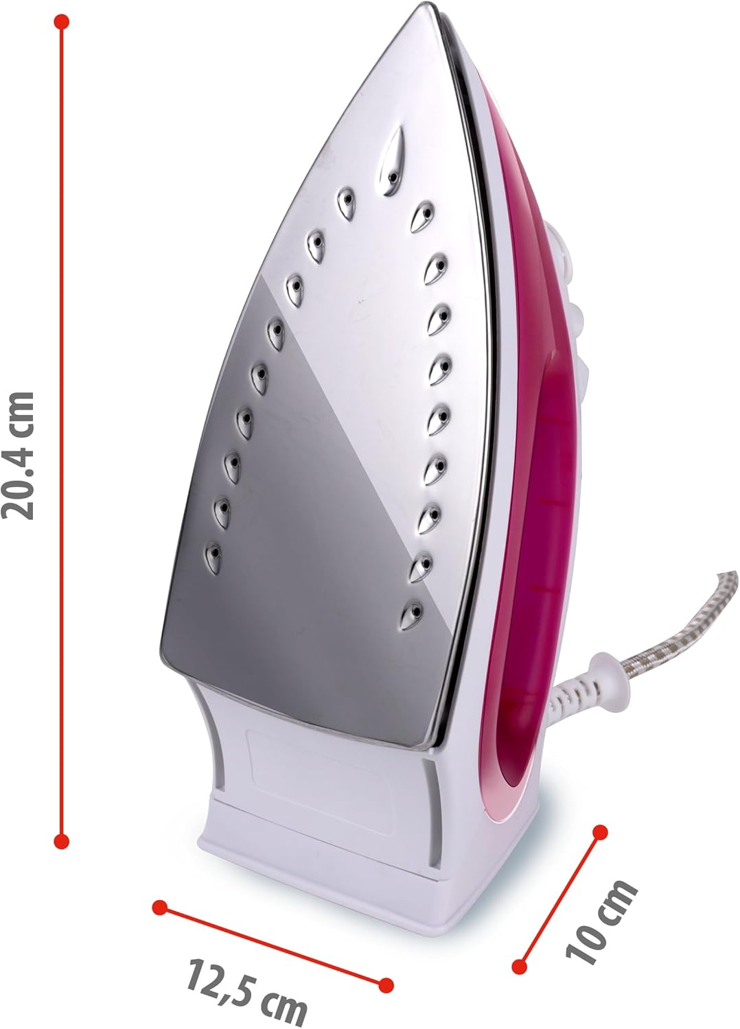 Alpina 2000W Steam Iron Pink/White with120ml Water Tank