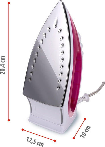 Alpina 2000W Steam Iron Pink/White with120ml Water Tank