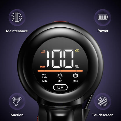 Avalsor Cordless Vacuum Cleaner: 550W Power, 45Kpa Suction, 65 Mins Runtime