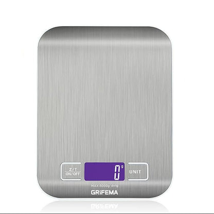 GRIFEMA High Precision Kitchen Scale 5000g Capacity With Backlit LCD