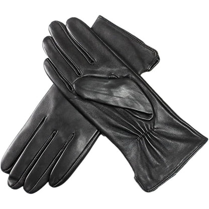 Women's Sheepskin-Lined Leather Gloves – Cozy Warmth, Stylish Colors