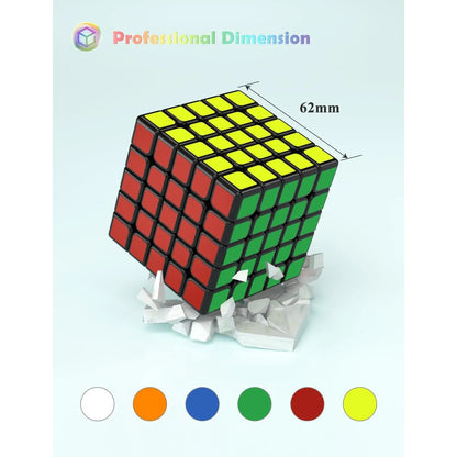 ROXENDA Magic 5x5 Speed Cube with Durable Vivid Stickers - Gomix Brands Outlet