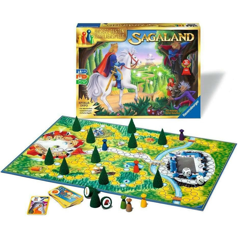 Ravensburger Sagaland Fairy Tale Memory Board Game for Families