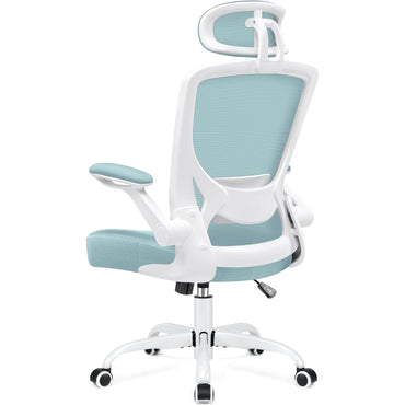 KERDOM Ergonomic Mesh Office Chair with Adjustable Lumbar, Flip‑Up Arms