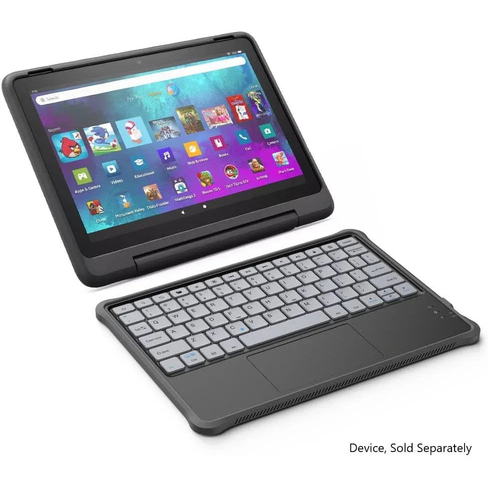 Purple Kids Wireless Bluetooth Keyboard for 10" Fire Tablet - Gomix Brands Outlet