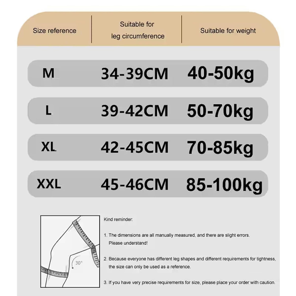 Bareform Meniscus Knee Brace Side Stabilizers