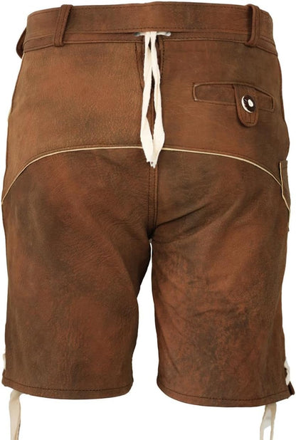 Traditional Kids Leather Lederhosen with Belt by Jakob Braun