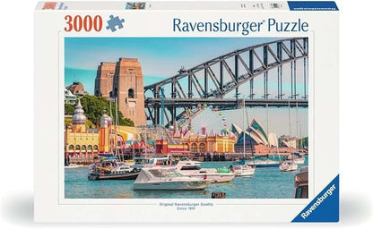 Ravensburger 3000-Piece Adult Jigsaw Puzzle – Secret Sydney Cityscape