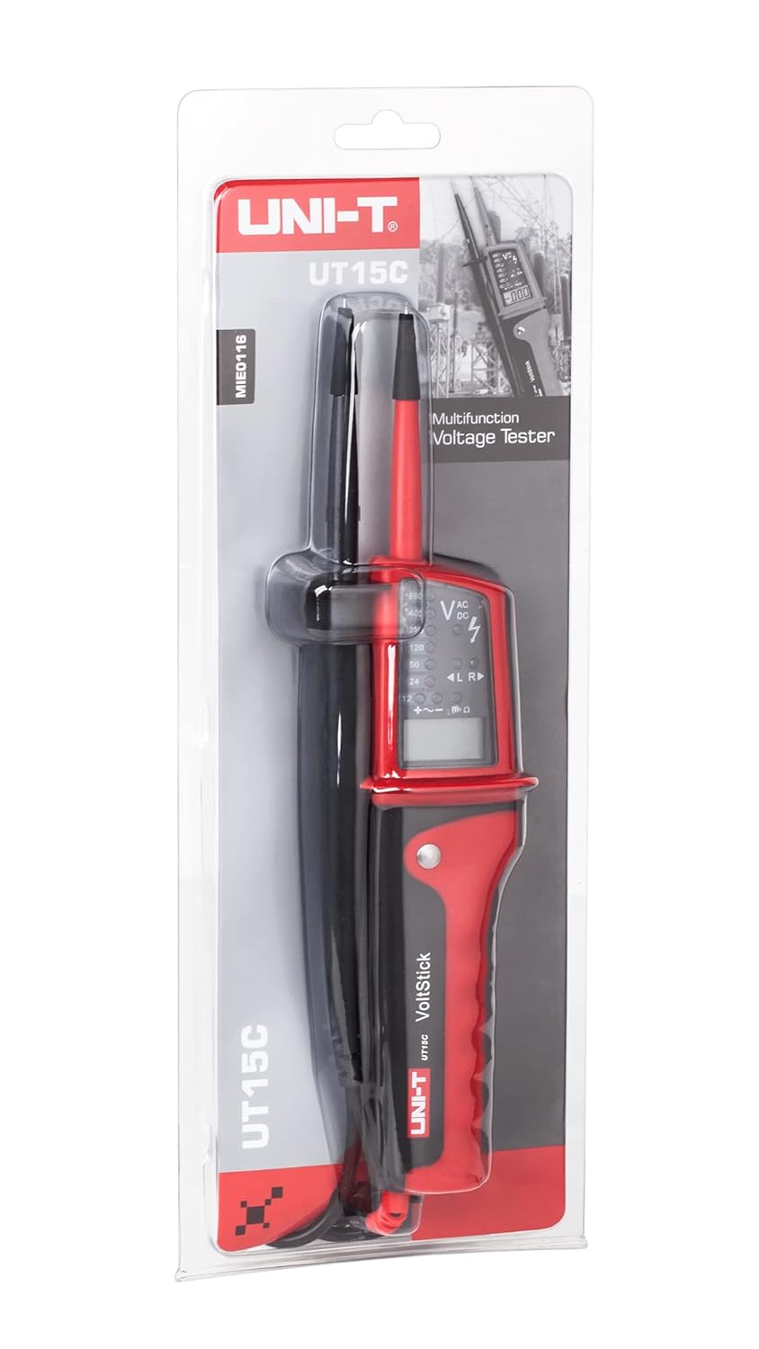 UNI-T UT15C Waterproof Voltage Tester - Continuity and Phase Rotation