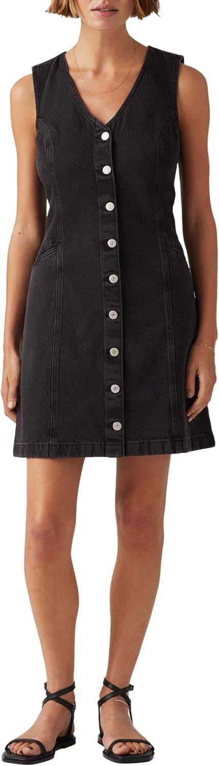 Levi's Women's Vianna Denim Dress with Capturing Moments Print
