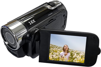 Andoer 111 Portable 1080P HD Digital Video Camera Camcorder 16MP 2.7-Inch LCD 16X Zoom
