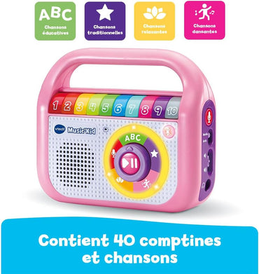VTech Music'Kid Rose Bluetooth Musical Player for Kids