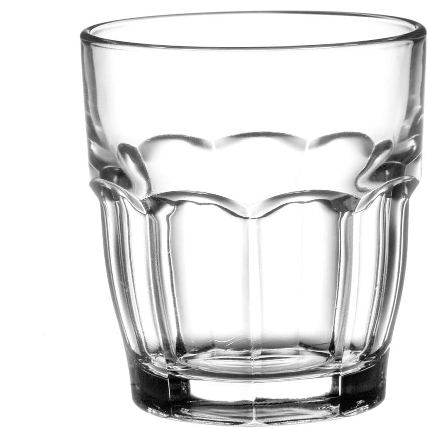 Bormioli Rocco Rock Bar Stackable 6‑Piece 6.75oz Juice Glass Set
