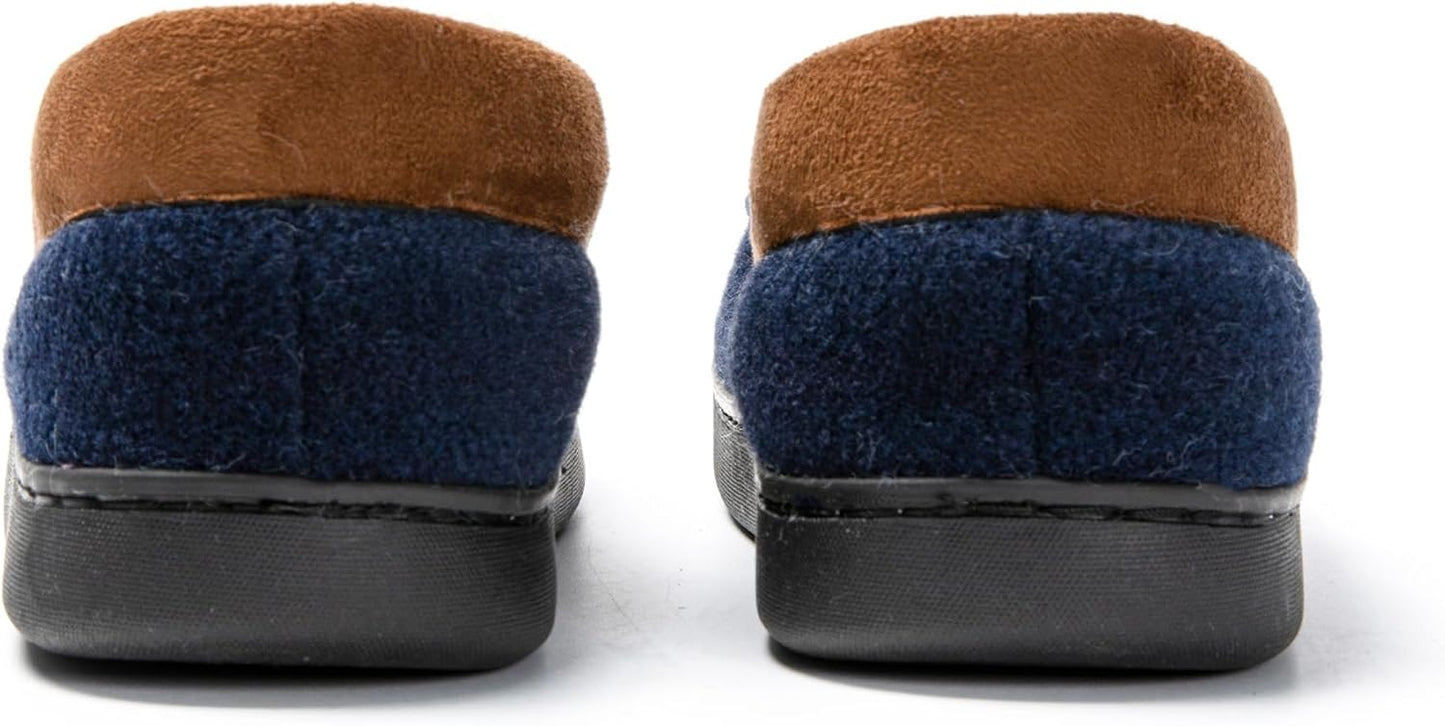 JOMIX Charentaises Men's Warm Winter Indoor Soft Comfort Slippers