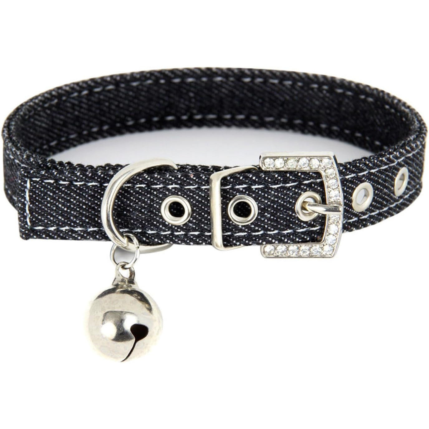 Stylish Fabric Dog Collar Adjustable for Small Medium Dogs Cats