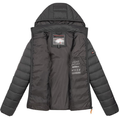 Geographical Norway Men's Insulated Hooded Winter Stepped Jacket