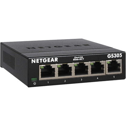 NETGEAR 5‑Port Gigabit Ethernet Unmanaged Switch – Compact Metal Hub