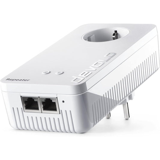 Devolo Dual-Band WiFi Repeater+ with Power Socket, 1200Mbps