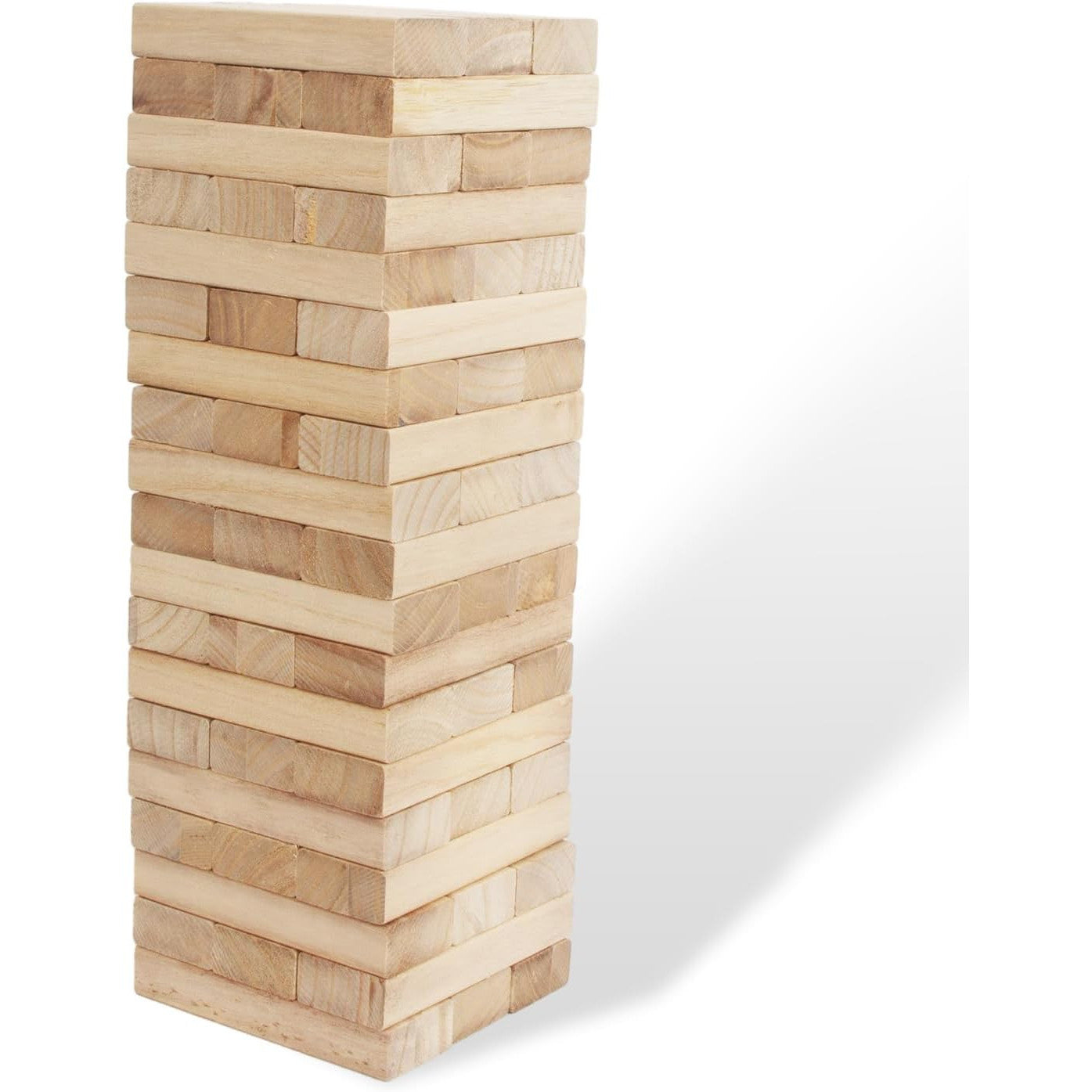 Giant Wooden Tumble Tower Game – 60 Large Timber Blocks