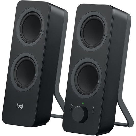Logitech Z207 Black Stereo Bluetooth Speakers with Easy‑Switch