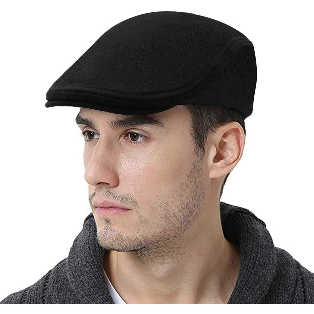 Aowin Men's Classic Cotton Flat Cap Vintage Newsboy