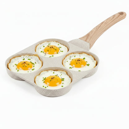MIUGO 4-Cup Medical Stone Non-Stick Frying Pan 0.63kg White
