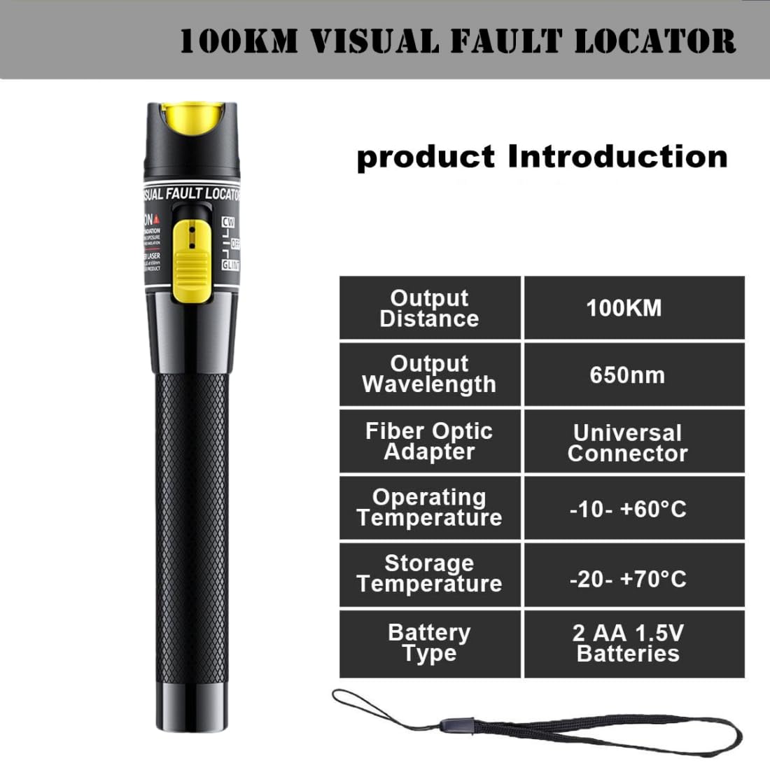 NovaGrowth 100mW Visual Fault Locator HT-100