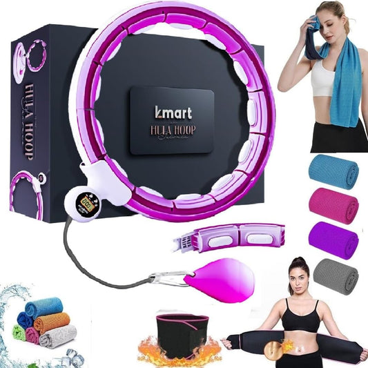 K-mart Weighted Hula Hoop Infinity Smart Hoops with Counter 22″-44″ inch