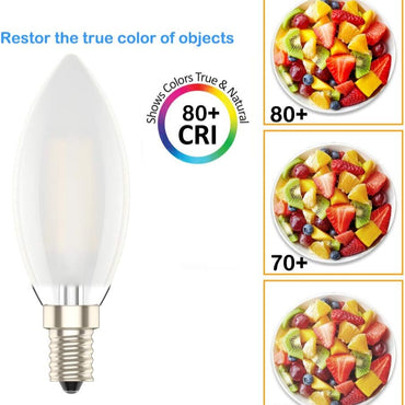 Phoenix LED E14 Dimmable Candle Lamp 4W Warm White Pack