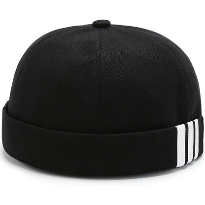 MESU Brimless Docker Cap – Retro No‑Brim Beanie for Men
