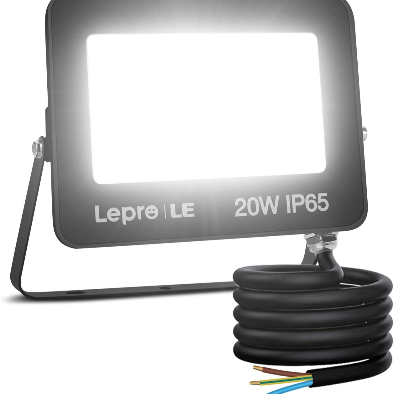 Lepro 20W LED Superhell Waterproof Floodlight 1700lm Outdoor Spotlight