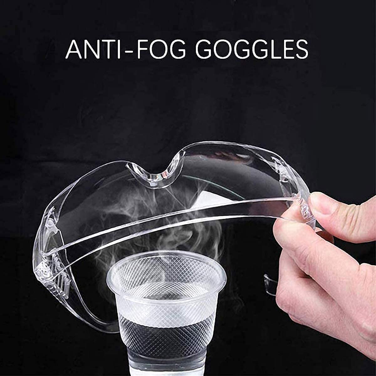 Welbuilt Clear Polycarbonate Safety Goggles – Anti‑Fog UV‑Protected Eye Shield