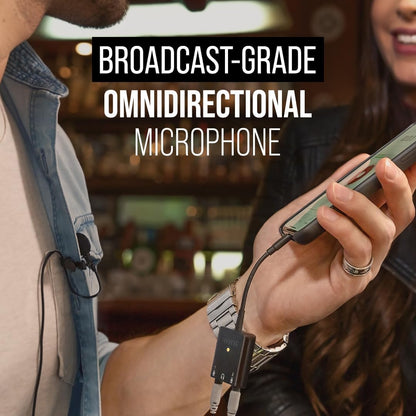 Rode SmartLav+ Omni Lavalier Mic for Smartphones Black