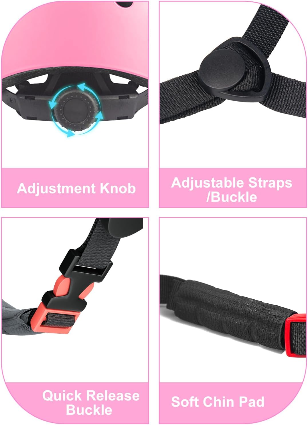 XJD Adjustable Lightweight Toddler Kids Bike Helmet, Cycling Safety Gear Ages 1-5