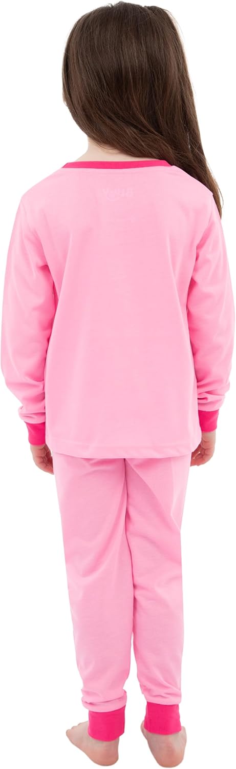 Bluey Girls 2-Pack Pink Pyjama Sets – Soft Polyester Sleepwear