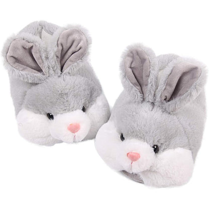 Classic Cute Plush Animal Rabbit Slippers for Cozy Indoor Comfort